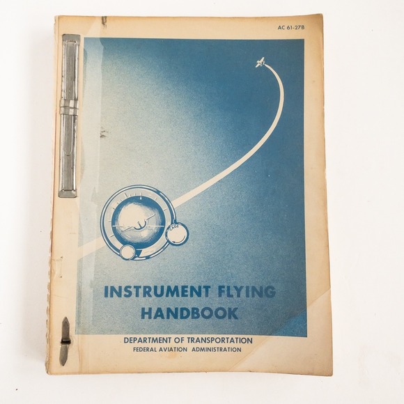 Other - Vintage 1971 FAA Instrument Flying Handbook Aviation Training Manual Softcover B